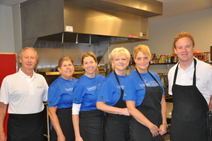 Bouchey Financial Group prepared a delicious meal at Bethany.