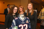 Christina McClement, center, manager of Unity House's store, ReStyle is flanked by our fab Siena College Bonner interns.