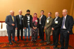 From left: Congressman Paul Tonko, Rev. Bill Minchin of Grace Fellowship, Saad Khan and Uzma Popal of the Muslim Soup Kitchen Project, Brad Shear of the MHHS, Unity House Board President Dr. Jim Slavin, Troy Mayor Patrick Madden, and Unity House's Chris Burke.