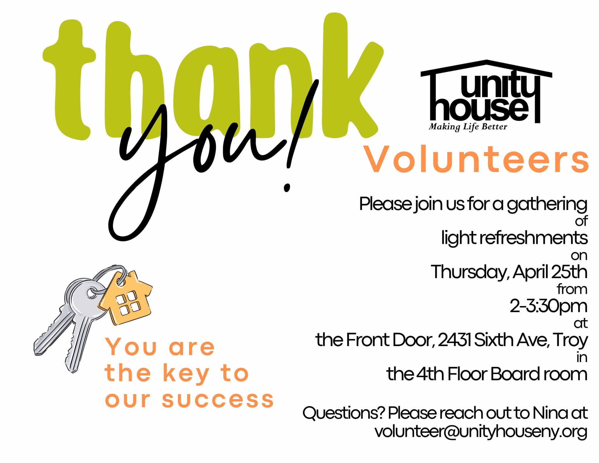 Unity House of Troy Making Life Better Human Service Agency