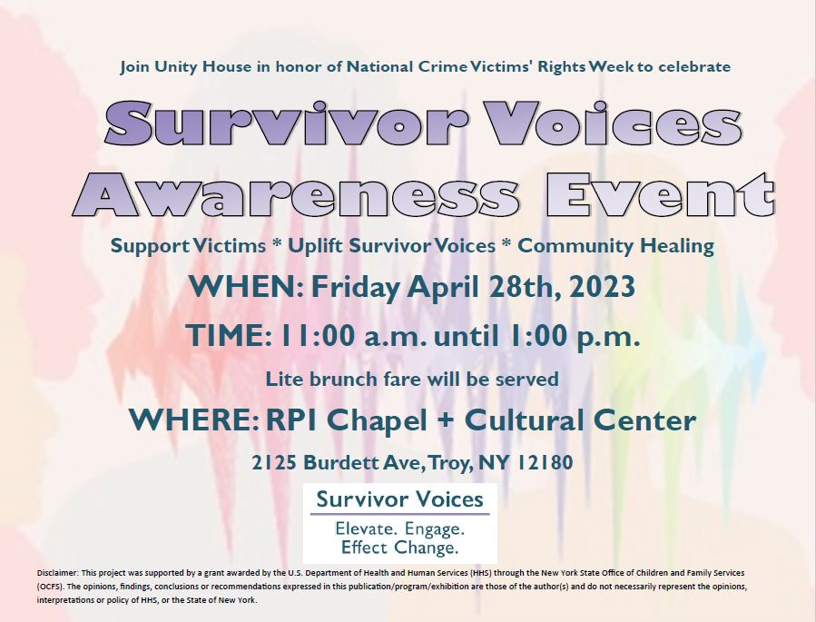 Honoring Survivor Voices for National Crime Victims Rights Week