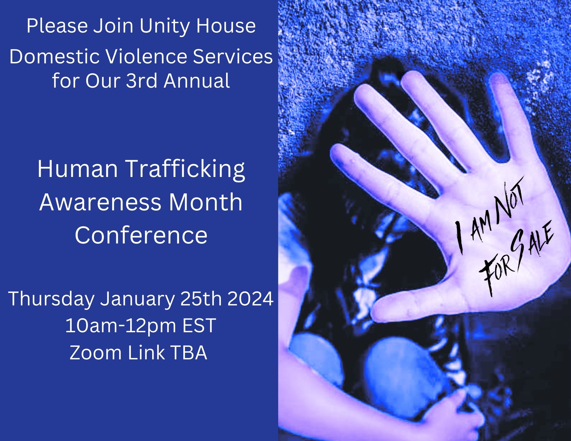 Human Trafficking Awareness Month Training