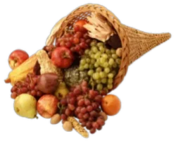 Thanksgiving cornucopia
