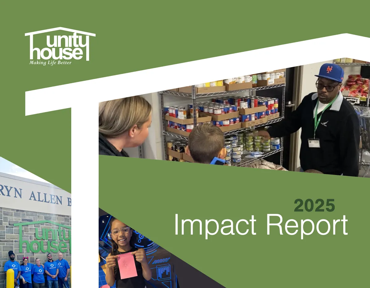 Unity House Impact Report 2025 cover
